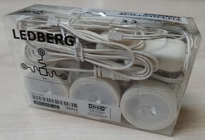 Predám 6 baleni LED troj-svetielok do skriniek IKEA Ledberg - 3