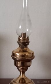 Starožitná petrolejová lampa - 3