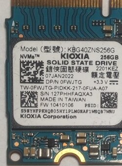 Predám 256GB NVME - 3