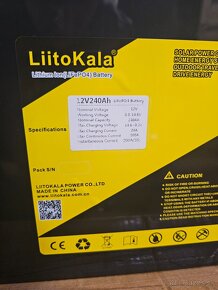 LifePo4 12v 240Ah Liitokala - 3