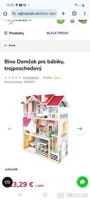 Drevený domček pre bábiky, BINO - 3