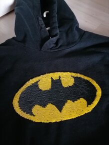 Čierna mikina Reserved 152 s kapucňou BATMAN - 3