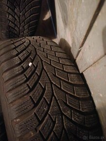 Zimné 4ks alu disky n Škoda 5x112 r16 pneu 7,5mm continental - 3