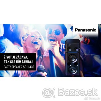 bezdrôtový párty reproduktor Panasonic SC-UA30E - 3