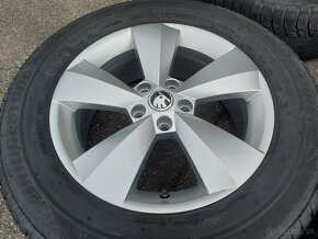 5x112R17 elektrony ŠKODA KODIAQ-KAROQ-215/65R17 zimné pneu - 3