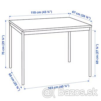 Jedálenský stôl IKEA SANDSBERG - 3