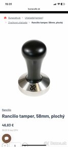 Rancilio original tamper novy priemer 58mm - 3