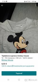 Mickey mouse teplakova suprava. - 3