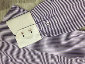 Značková fialová dámska košeľa Camicie S - 3