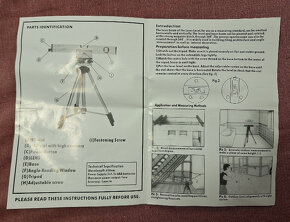 Laser s vodováhou a stojanom - 3