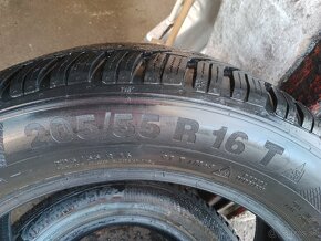 2x zimné pneumatiky 205/55 r16 - 3