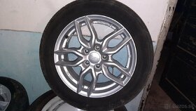 Alu disky 6,5x16 5x108 ET50 Anzio Spark s pneu Hankook - 3