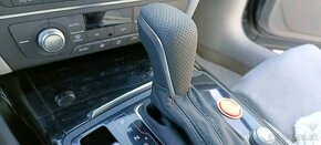 Kožená radiaca páka AUDI A6 A7 - perforovaná / hladká - 3