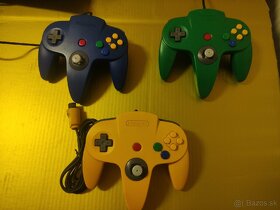 Nintendo 64 ovládače originál - 3