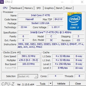 Intel Core i7-4770 (2x) - 3