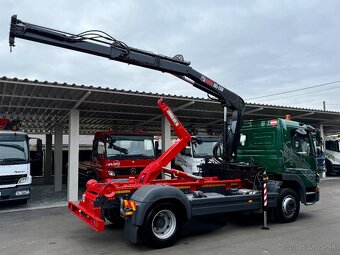 MERCEDES-BENZ ATEGO 1218 HÁKOVÝ NOSIČ HYDRAULICKÁ RUKA HIAB - 3