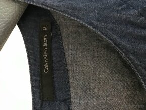 CALVIN KLEIN originál damske riflove saty S/M - 3