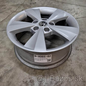 Kvalitné ŠKODA disky 5x112 R16 ET46 - 3