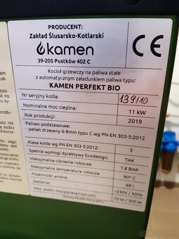 Peletovy kotol KAMEN Perfekt Bio 11kW+komplet výbava kotolne - 3