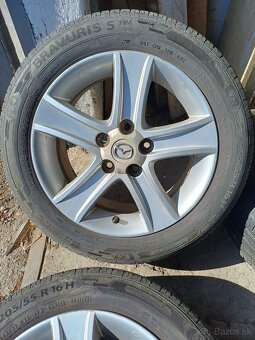 disky + letné pneumatiky 205/55 R16, 5x114,3 - 3