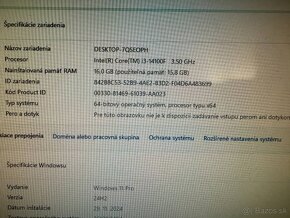 Herný počítač. Intel i3-14100F 4x3,50GHz.GTX 1660 6GB.512ssd - 3