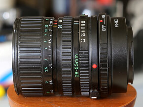 Sony FD-NEX adaptér + 3 objektívy Canon FD - 3