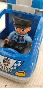 Lego duplo - policajná motorka+policajné auto - 3