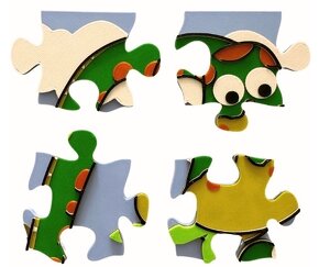 Puzzle 3D dinosaurus (zabalené / nové) - 3