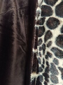 NOVÁ hnedá kožušinová deka Žirafa 140x200 (osobný odber) - 3