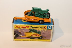 Matchbox SF Honda motorcyle with trailer - 3