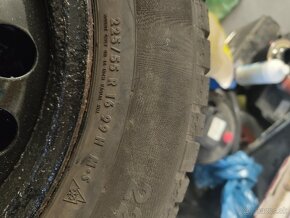 225/55 r16 zimné pneumatiky + Plechové disky 5x114.3 60.1 - 3