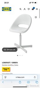 Detská stolička IKEA LOBERGET / SIBBEN - 3