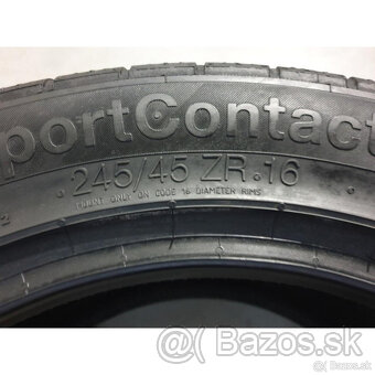 Letné pneumatiky 245/45 R16 CONTINENTAL DOT4418 - 3