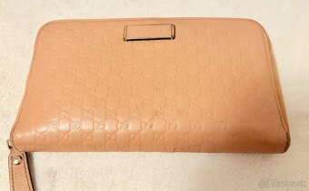 Peňaženka Gucci Micro Guccissima Beige - 3