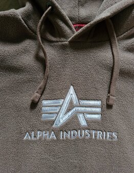 Alpha Industries hneda teddy mikina a 2 tricka - 3