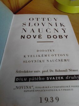 Ottův slovník náučný - dodatok V 2 Rón-Si  - vydanie 1939 - 3