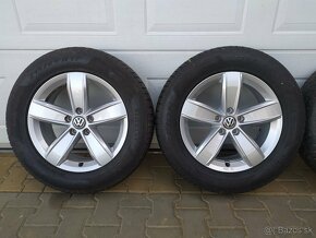 Orig. sada VW, Škoda, Seat 5x112 R17 + pneu 215/65 R17 - 3