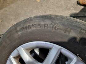 predám sadu 215 65 R16 H VW Tiguan 5x112 - 3