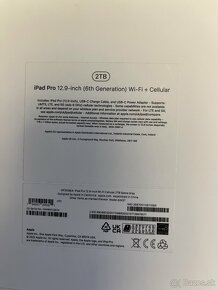 iPad pro 6th generácia 12.9 palca m2 2tb wifi cellural - 3