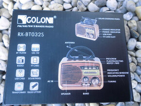 Male  Radio Solar Bluetooth MP3 FM AM USB CA - 3