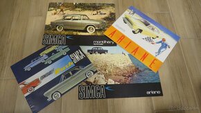 Prospekty Simca a Peugeot 50.-90. léta. - 3