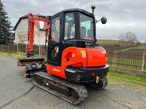 Bagr Kubota KX042-4 hyd.svahovka+2 podkopy,2400mth, 4,2t - 3