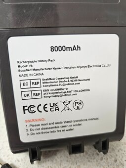 Náhradná batéria pre Dyson V8 8000mah - 3