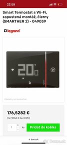 Legrand Smart termostat - biely alebo čierny - 3