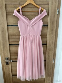 Ružové šaty (ako nové, 1x oblečené) - 3