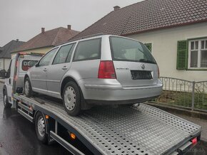 LA7W zadný nárazník chrom vw Golf 4 Bora variant - 3