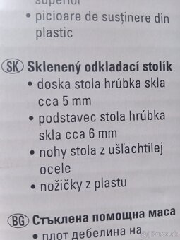 Skleneny nocny stolik - 3