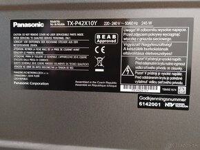 Panasonic TX-P42X 10Y - 3