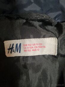 Chlapčenská bunda H&M veľkosť 152 - 3