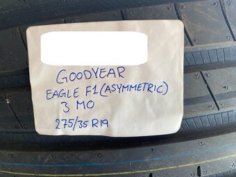 Goodyear Eagle F1 275/35 R19 a 245/40 R19  DVOJROZMER  letné - 3